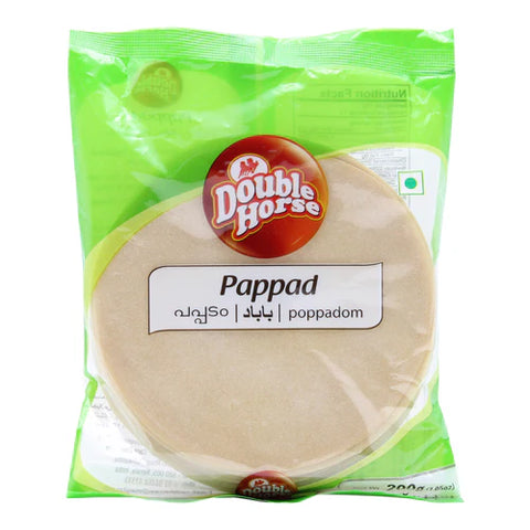 DOUBLE HORSE Papad (pappadam) 200gm