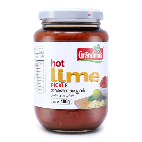GRANDMA'S Home Made Hot Lime Pickle 400gm