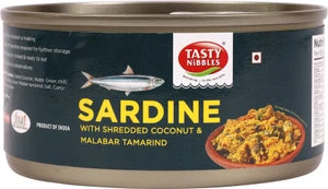 TASTY NIBBLES SADRINE WITH SHREDDED COCONUT AND MALABAR TAMRIND 185G