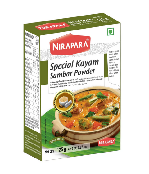 Nirapara special Kayam Sambar Powder 125gm