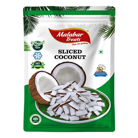 MALABAR TREATS SLICED COCONUT 400G