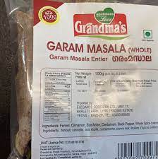 GRANDMA'S Garam Masala Whole 100g