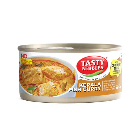 TASTY NIBBLES KERAL FISH CURRY WT COC MILK CAN 185G